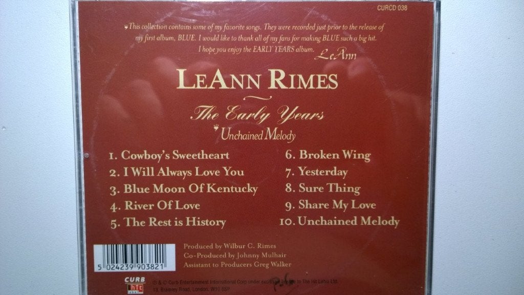 LeAnn Rimes - Unchained Melody & The Early Years, Ophalen of Verzenden, Zo goed als nieuw, Album
