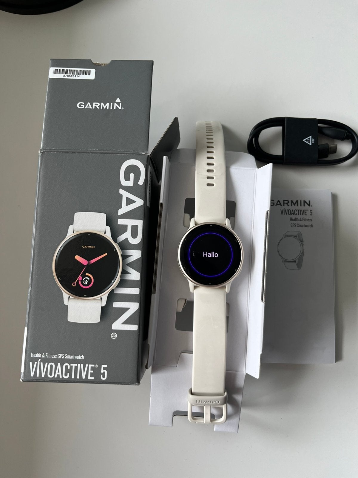 Foto 3 van Garmin Vivoactive 5 – (Lichtgrijs/Ivoor) – Met Factuur