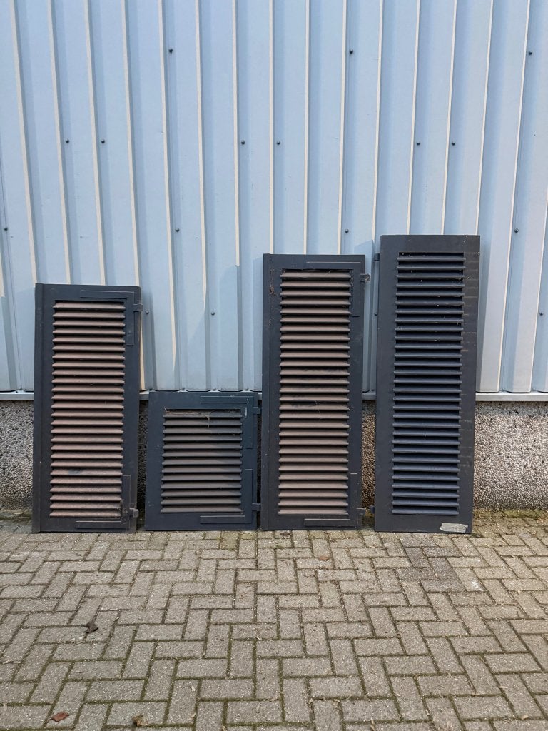 Prachtige zware meranti louvreluiken totaal 18 stuks, La belle porte, Jurgen.hoogenboezem@gmail.com, Overige typen, Zo goed als nieuw