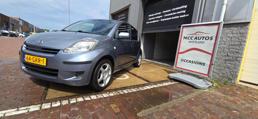 Daihatsu Sirion 1.0 51KW 2008 Grijs,nw apk, nw koppeling, Auto's, Voorwielaandrijving, Stof, Bedrijf, Handgeschakeld