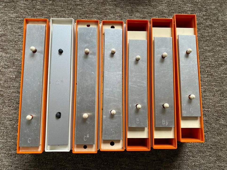 Orff Percussie Set - Melodische Staven (Made in Holland), Ophalen of Verzenden, Gebruikt, Melodische percussie