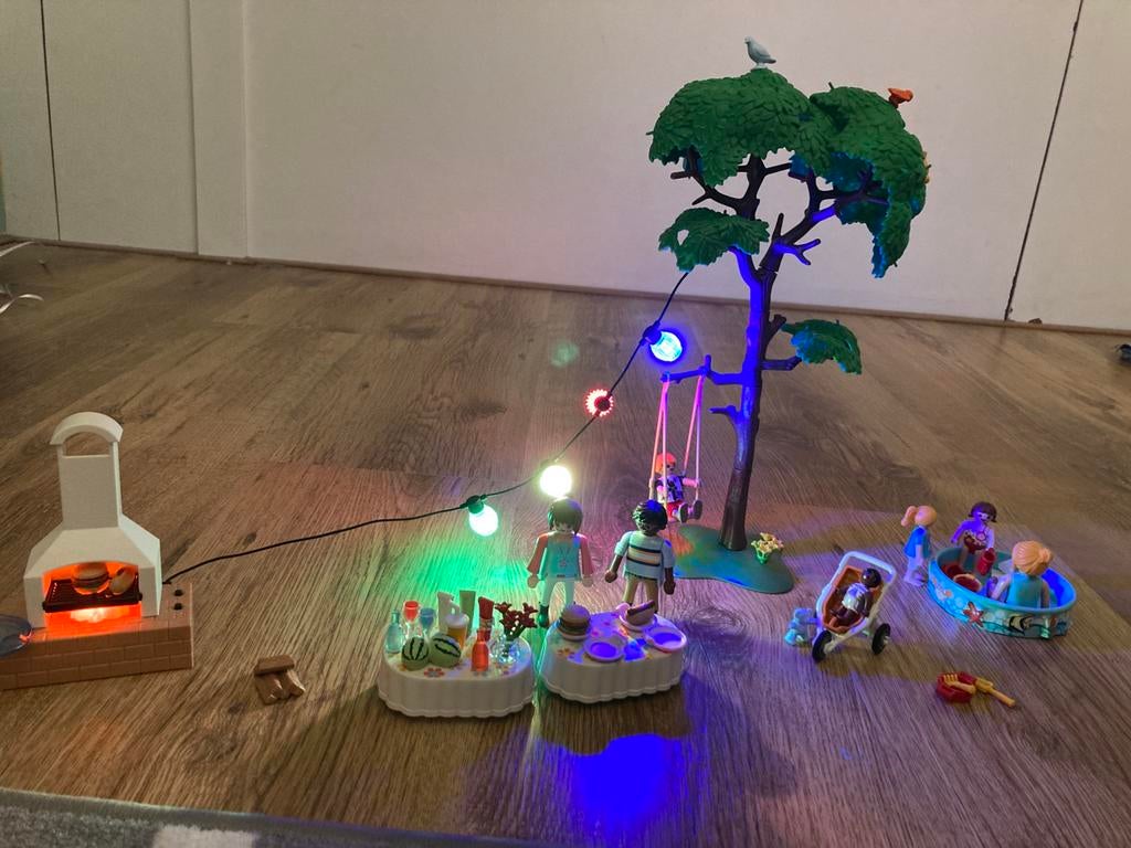 Playmobil familiefeest met bbq, Ophalen, Zo goed als nieuw, Complete set