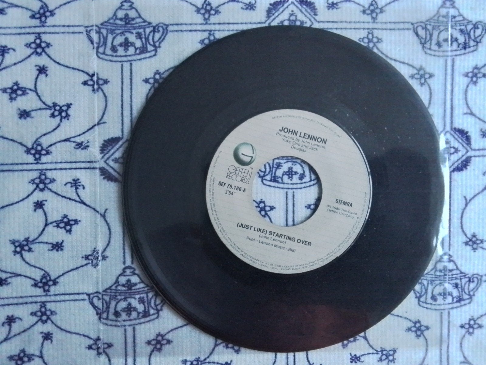John lennon           Starting over, Ophalen of Verzenden, Zo goed als nieuw, 7 inch, Pop
