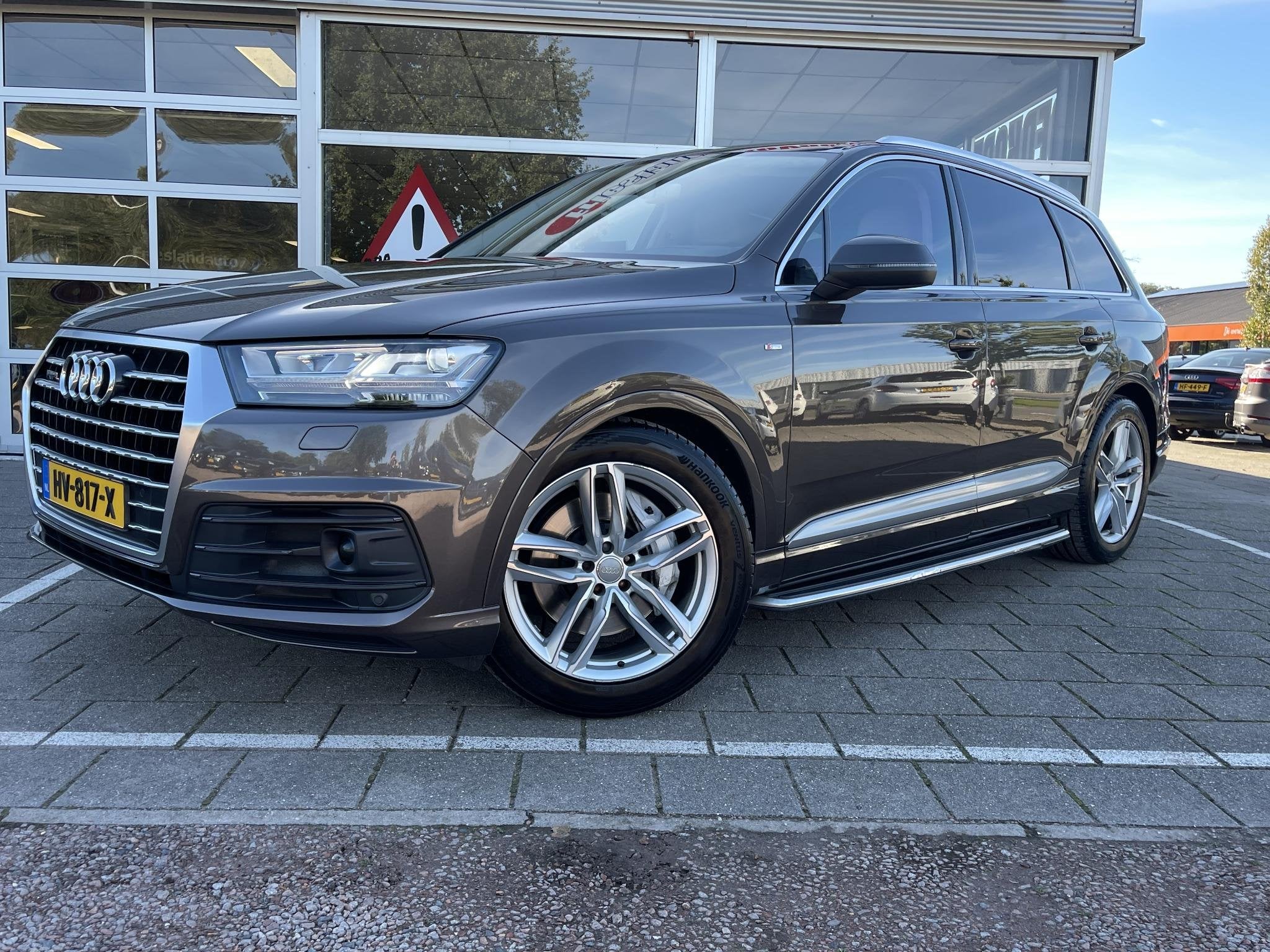 Audi Q7 3.0 TFSI quattro Pro Line + 7p /Leder/Bose/Luchtveri, Auto's, 2005 kg, Gebruikt, 2995 cc, 7 stoelen