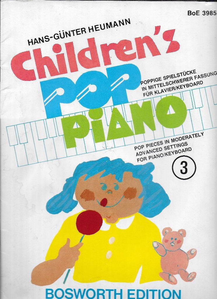 Bo1031 bladmuziek children's pop piano, Muziek en Instrumenten, Ophalen of Verzenden, Zo goed als nieuw, Artiest of Componist