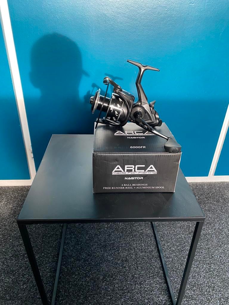 Arca Nagitor 6000 Baitrunner 6 lagers 5.1:1 ratio, D, Molen, Nieuw, Ophalen of Verzenden