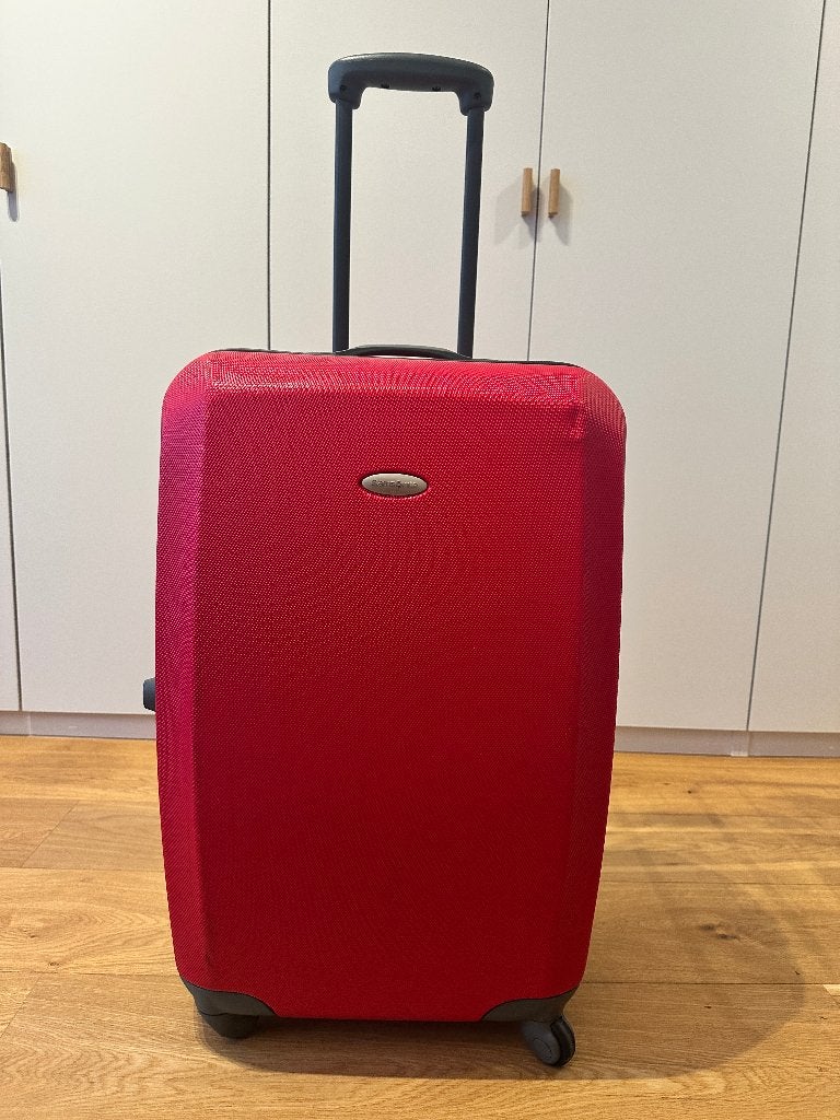 Grote Harde Samsonite koffer 4 wielen 45x30x73 goede staat, Ophalen, Gebruikt, Hard kunststof, 45 tot 55 cm