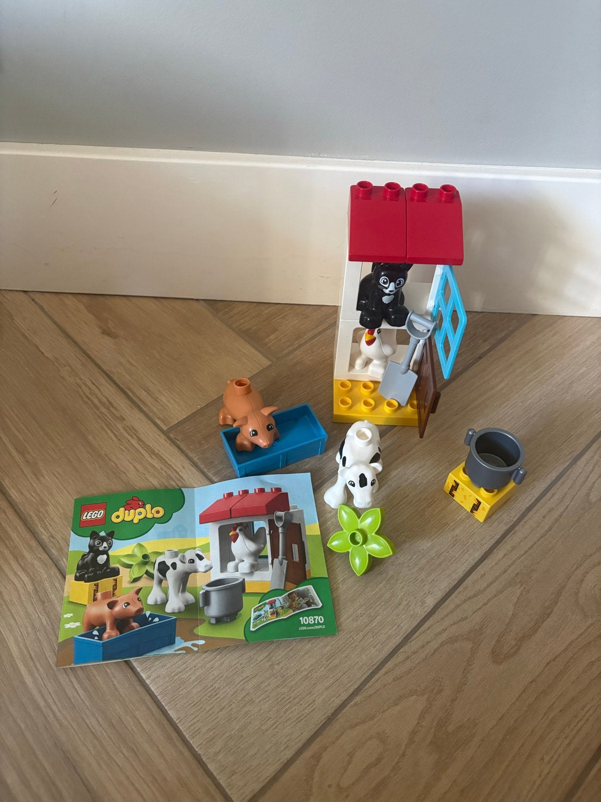 Lego Duplo 10870 Boerderijdieren, Overige thema's, Ophalen of Verzenden, Zo goed als nieuw, Compleet