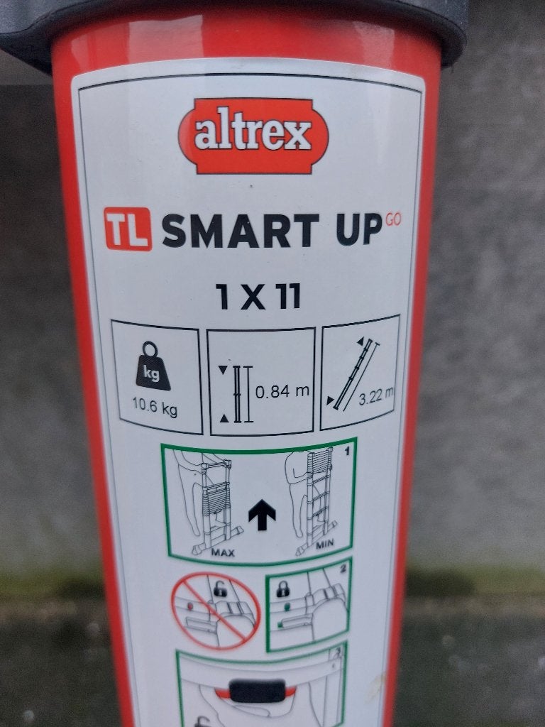 Altrex TL Smart UP Go Telescopische 1x11 Ladder, Auto diversen, Ophalen, ., Nieuw, .