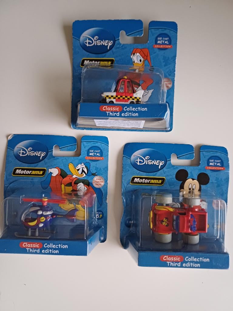 Disney motorama 3 stuks Nieuwe in de verpakking, Ophalen of Verzenden, Nieuw