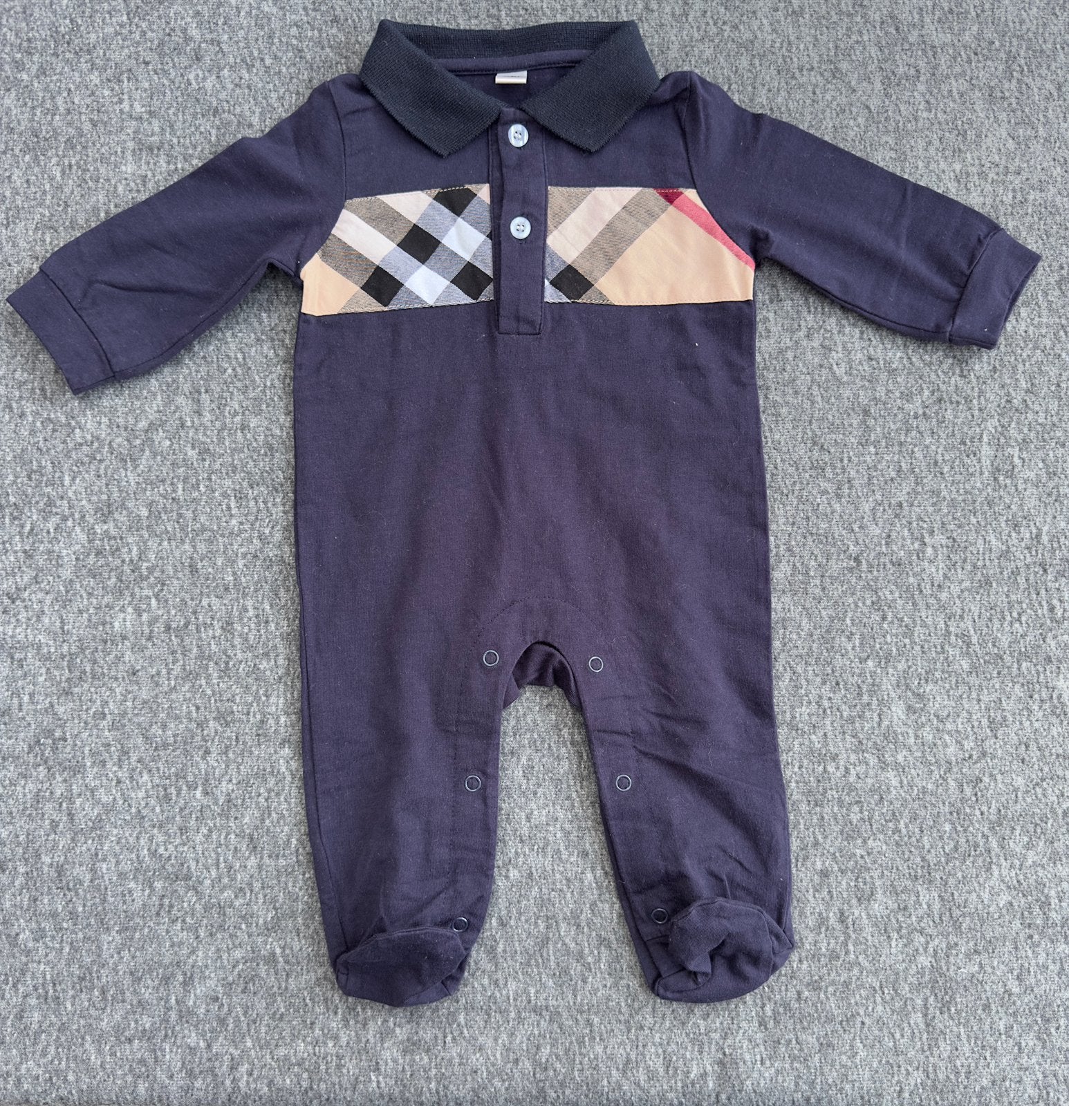 Burberry romper unisex maat 62 – zo goed als nieuw, Ophalen of Verzenden, Zo goed als nieuw, Jongetje of Meisje, Nacht- of Onderkleding