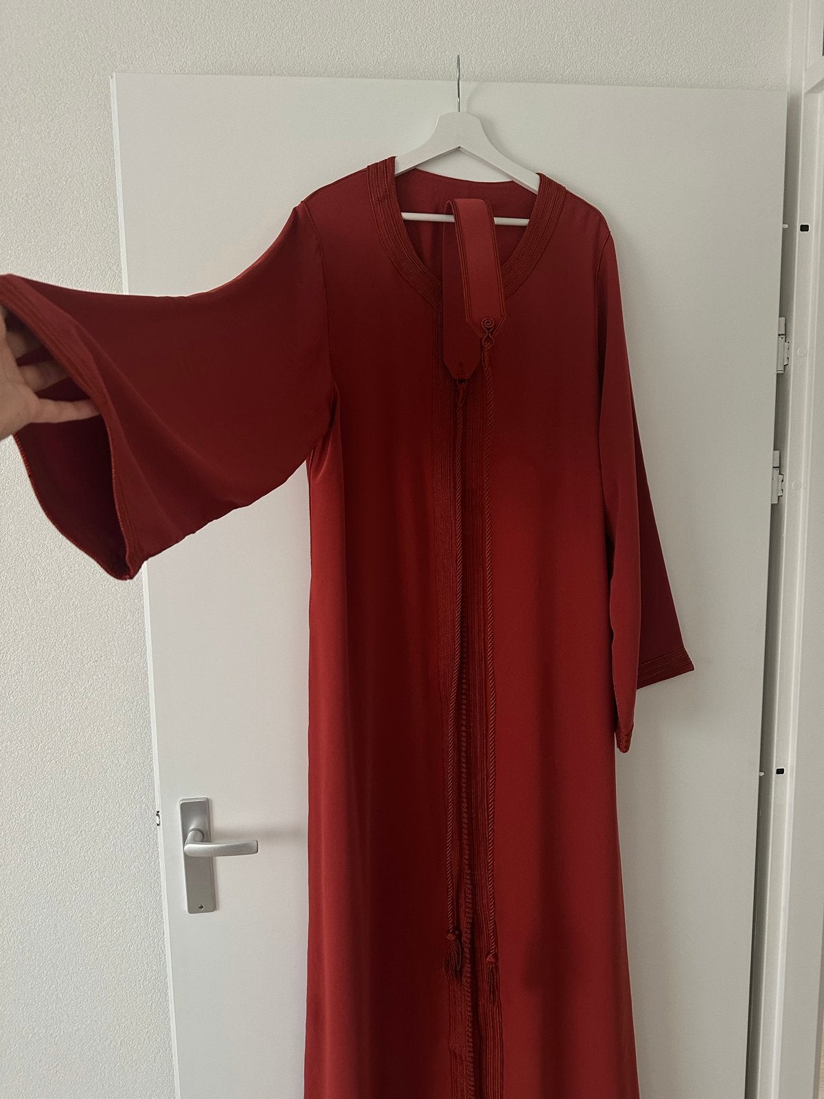 Burnt Orange Marokkaanse Kaftan, Maat 38/40 (M), Ophalen of Verzenden, Zo goed als nieuw, Rood