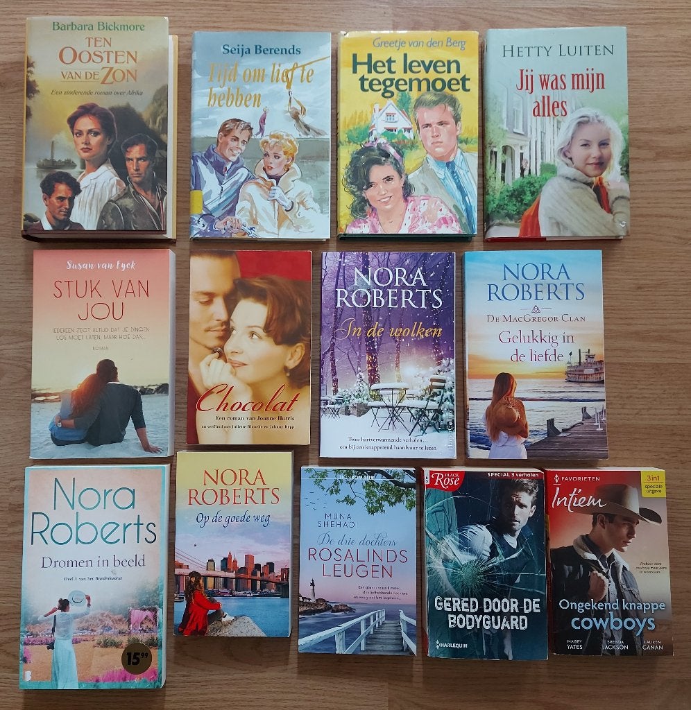 Diverse romans van o.a. Bickmore, Harris, Roberts en Shehadi, Boeken, Ophalen of Verzenden, Zo goed als nieuw, Nederland