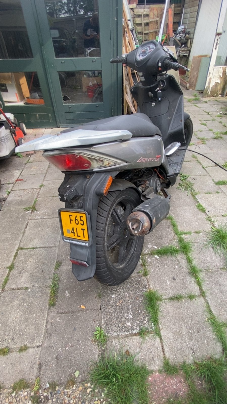 Kymco Agility 50cc 16 inch wielen - Loopt niet, Fietsen en Brommers, Scooters | Kymco, Ophalen, Gebruikt, Maximaal 45 km/u, Agility