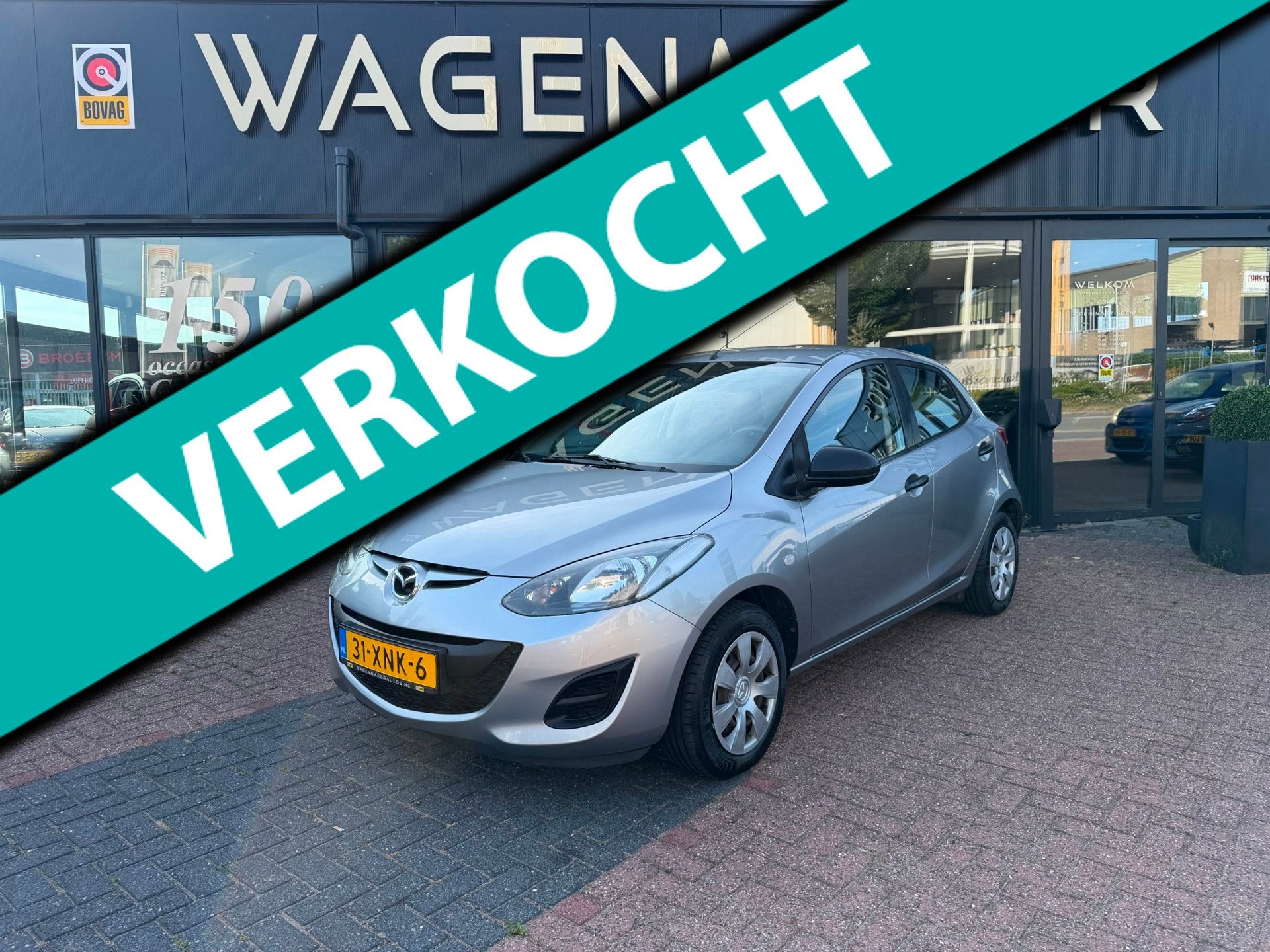 Mazda 2 1.3 Cool Airco|Elektr pak|LPG G3|DealerOH|1e Eigenaa, Auto's, Voorwielaandrijving, Euro 5, Stof, Gebruikt