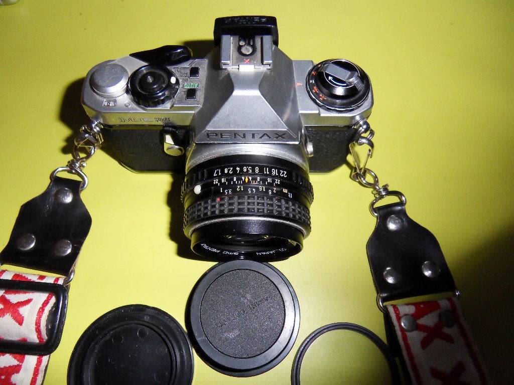 Pentax Me Super, Ophalen of Verzenden, Gebruikt, Spiegelreflex, Pentax