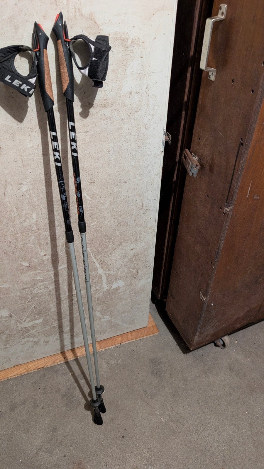 Leki instructor nordic walking stokken, Ophalen, Verstelbaar, Gebruikt