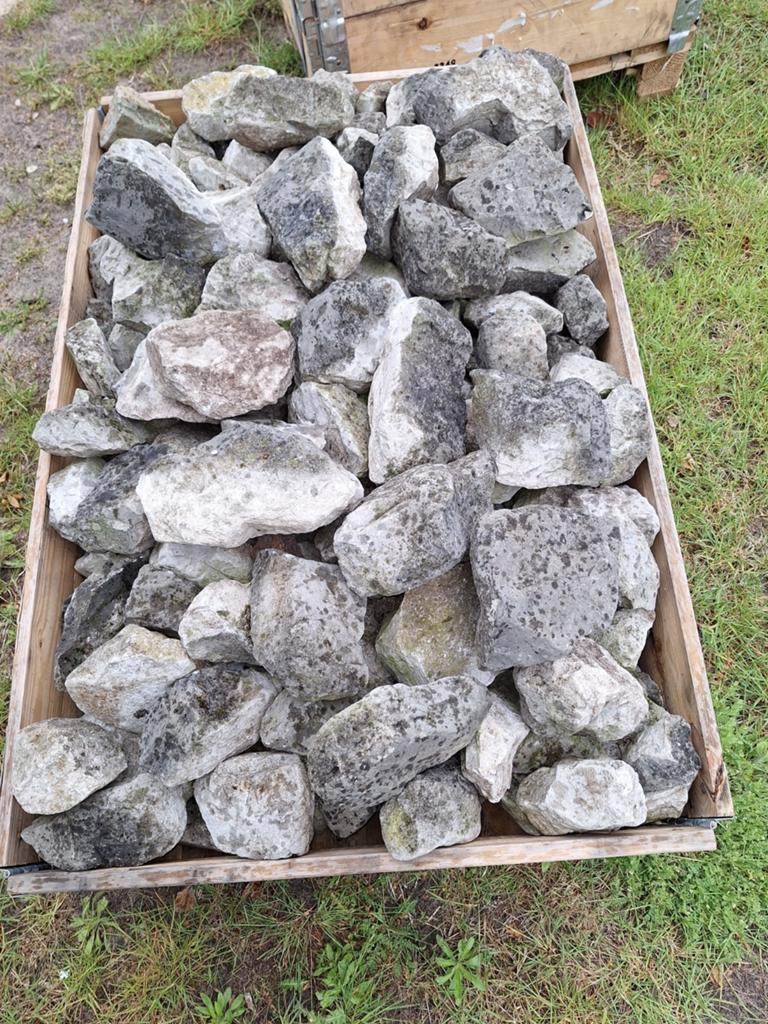 Grote partij natuurstenen keien voor tuin of decoratie, Tuin en Terras, Grind, Keien en Split, Overige materialen, Gebruikt, Ophalen of Verzenden