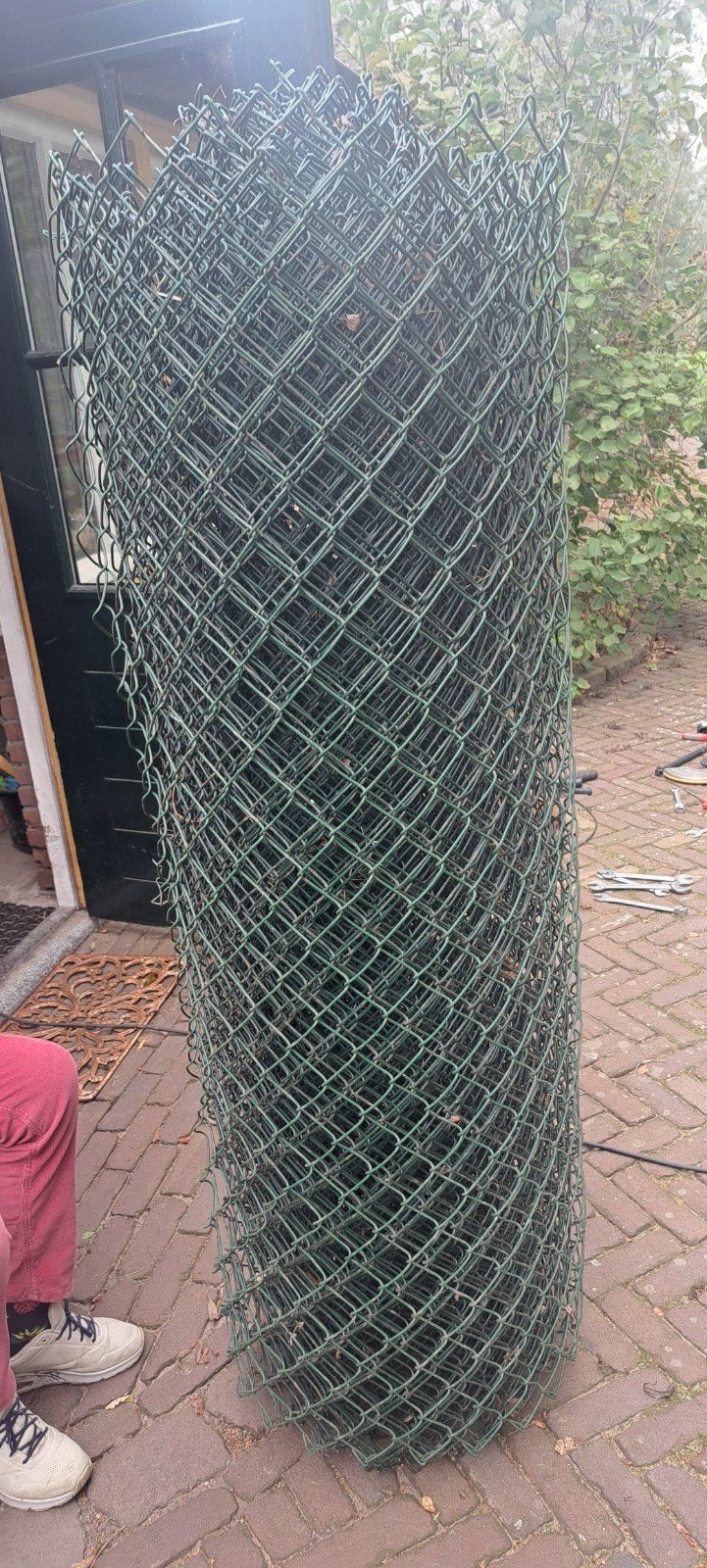 20 meter groene harmonicagaas., Ophalen, 20 meter of meer
