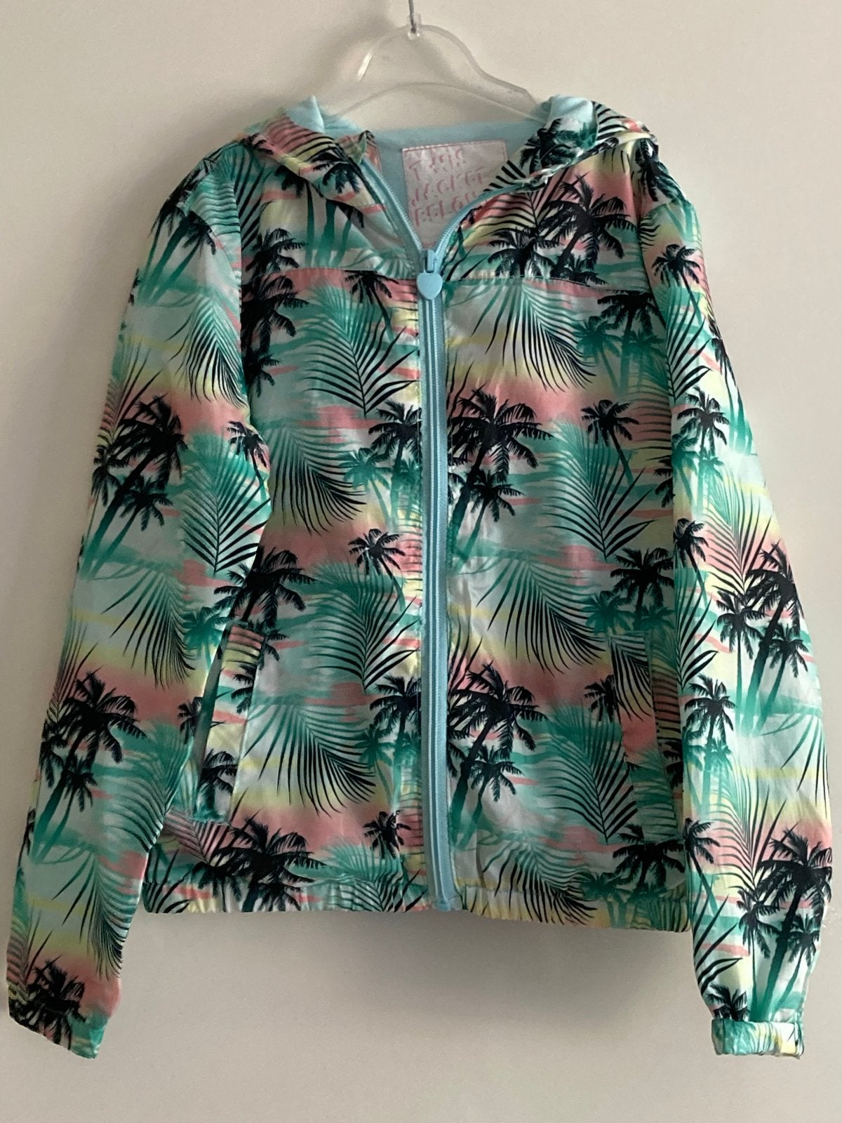 Zeeman zomerjasje met palmboomprint, maat 122/128, Kinderen en Baby's, Kinderkleding | Maat 122, Ophalen of Verzenden, Zo goed als nieuw