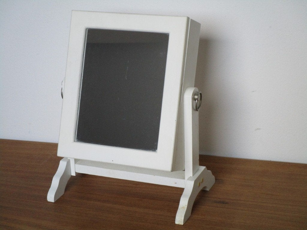 Nr.6: Sieradenkastje met spiegel kantelbaar met inhoud, Ophalen of Verzenden, Zo goed als nieuw, Overige kleuren, Overige materialen
