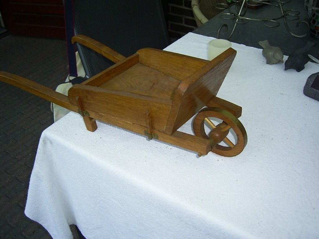 handgemaakte kleine eiken kruiwagen, Ophalen of Verzenden, Nieuw
