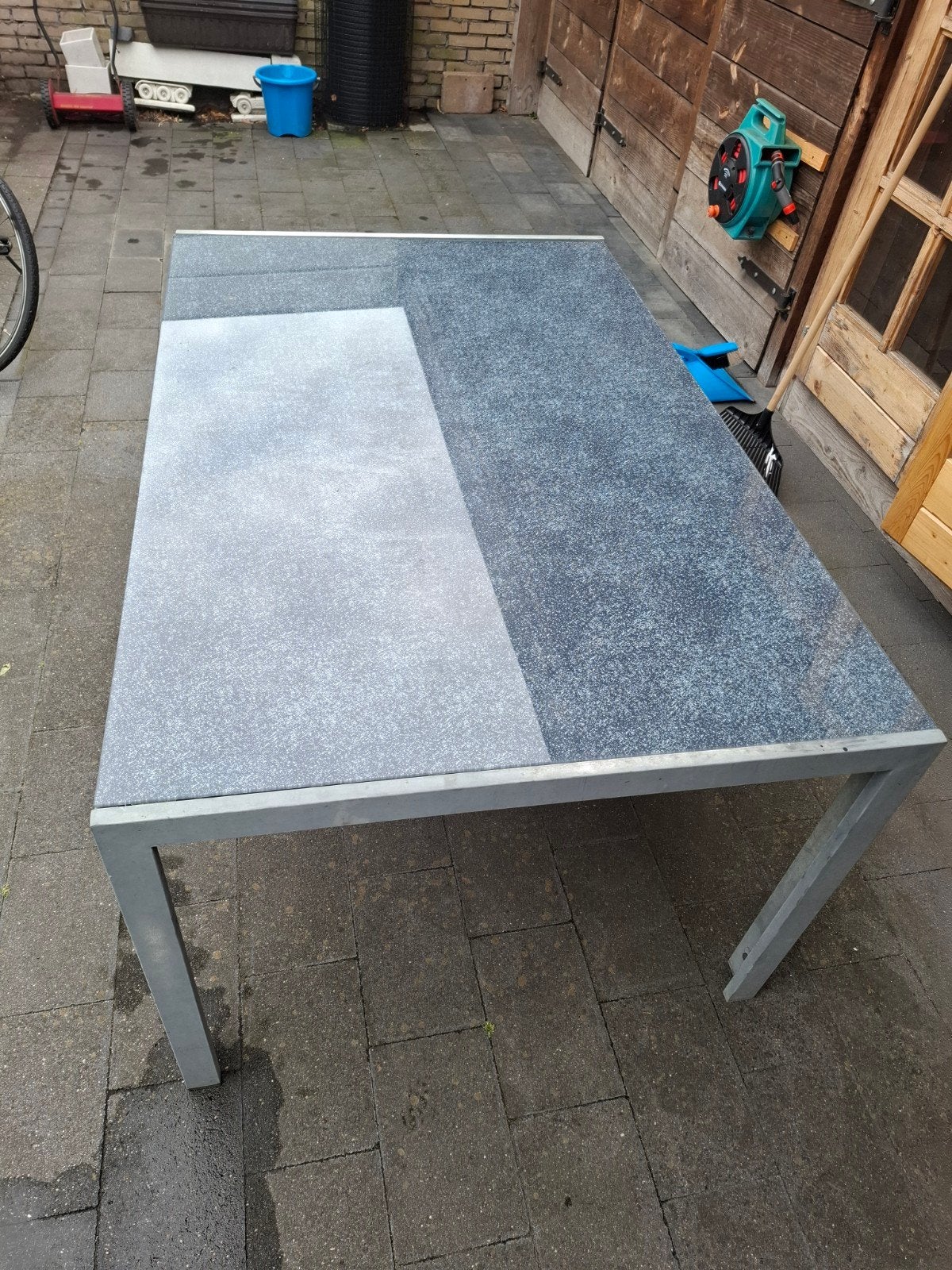 tuin tafel, Tuin en Terras, Ophalen, Rechthoekig