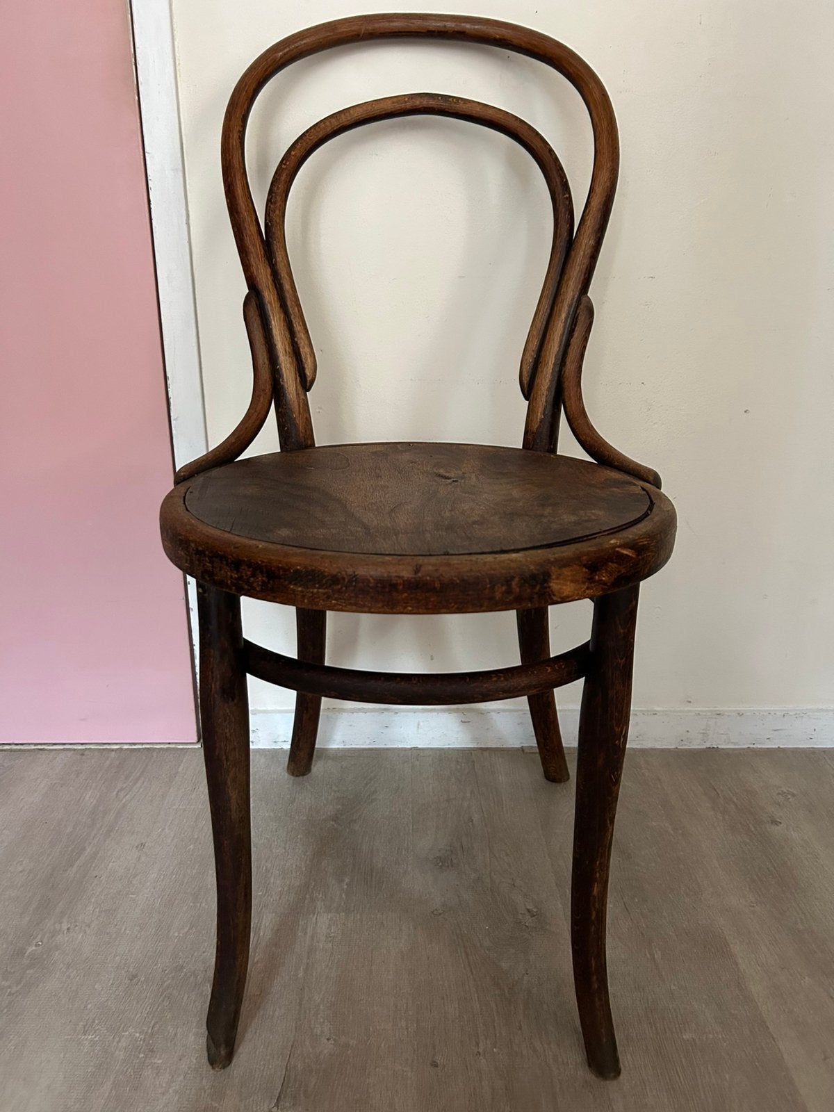 Originele antieke Thonet caféstoel bistrostoel gestempeld, Ophalen