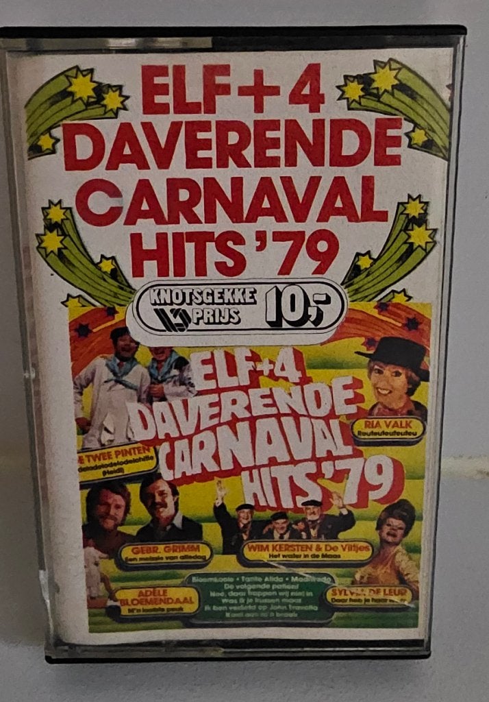 Casette bandje: carnaval hits 1979- Verzend ook, Cd's en Dvd's, Cassettebandjes, Ophalen, Gebruikt, 1 bandje, Origineel