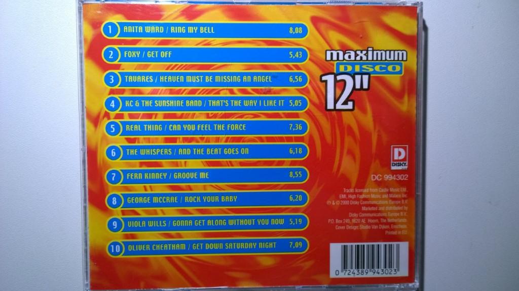 Maximum Disco 12 Inch, Ophalen of Verzenden, Zo goed als nieuw, Pop