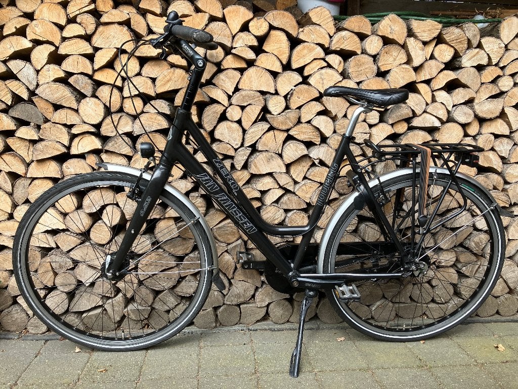 Fraaie Jan Janssen Zero CO2 damesfiets 54 cm., 53 tot 56 cm, Velgrem, Zo goed als nieuw, Ophalen