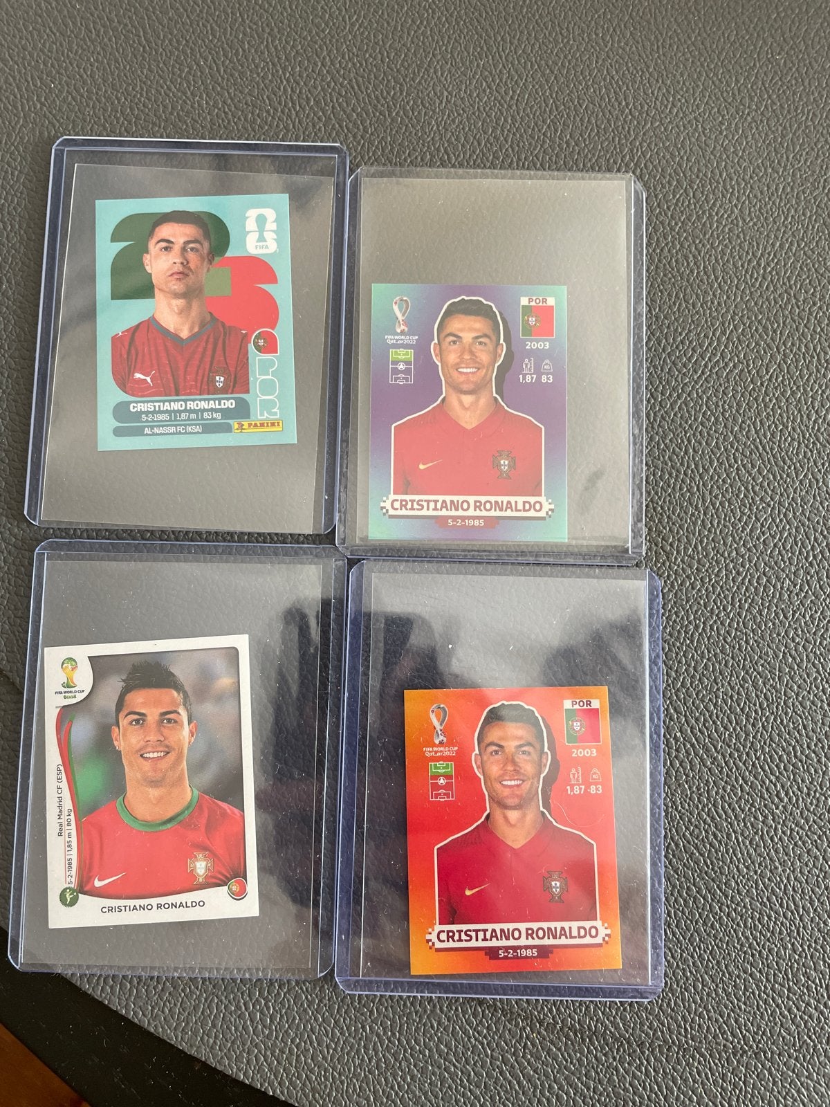 Cristiano Ronaldo Voetbal Kaarten - Panini Collectie, Ophalen of Verzenden, Zo goed als nieuw, Speelkaart(en)