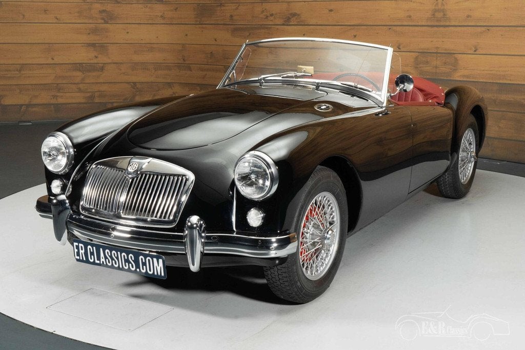 MG mga Cabriolet | 1955, Auto's, Achterwielaandrijving, Cabriolet, Leder, Handgeschakeld