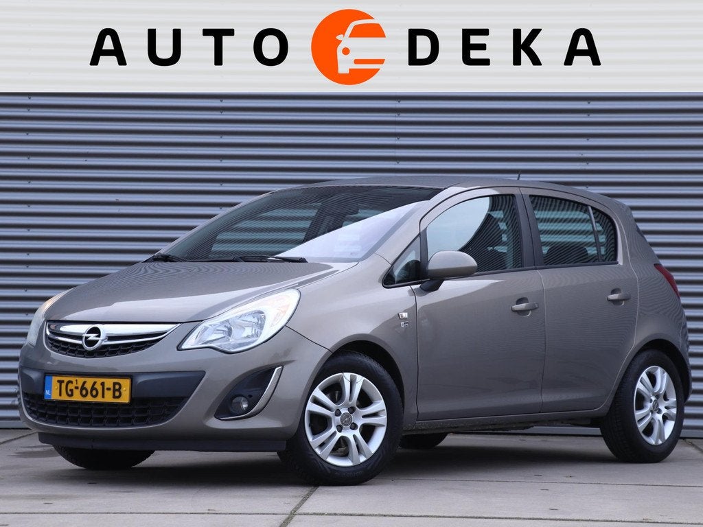 Opel Corsa 1.2-16V Anniversary Edition *Airco*Cruisecontr.*, Voorwielaandrijving, Euro 5, Gebruikt, Zwart