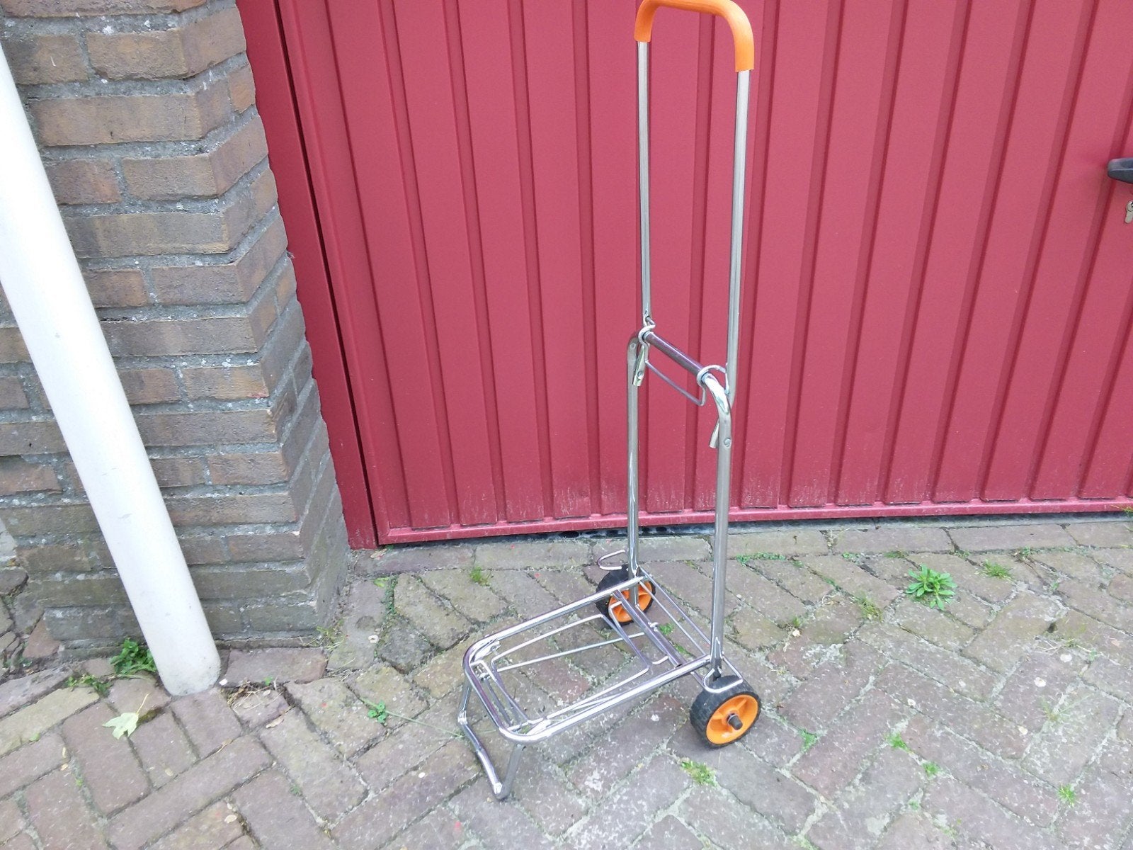 Bagagetrolley,  opvouwbare bagagekar, Ophalen