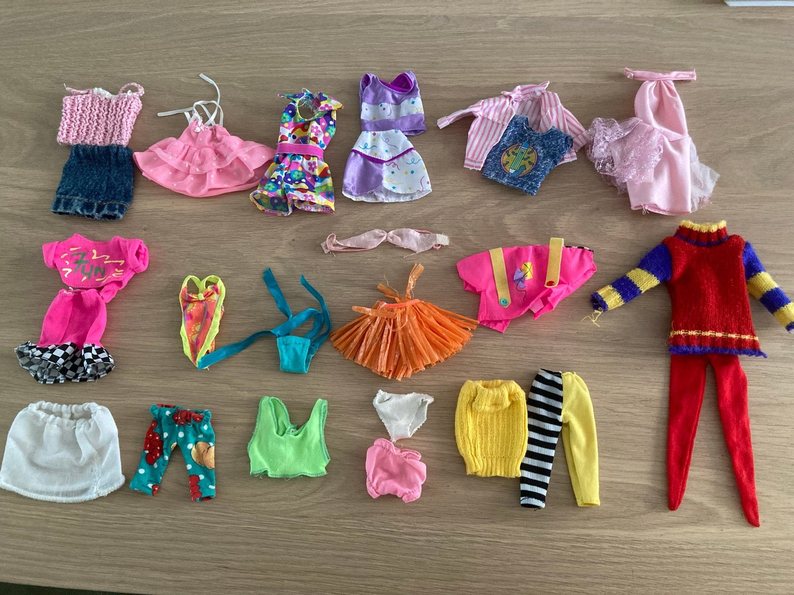 Barbie Skipper kleding, schoenen en attributen Jaren '90, Ophalen of Verzenden, Gebruikt, Barbie
