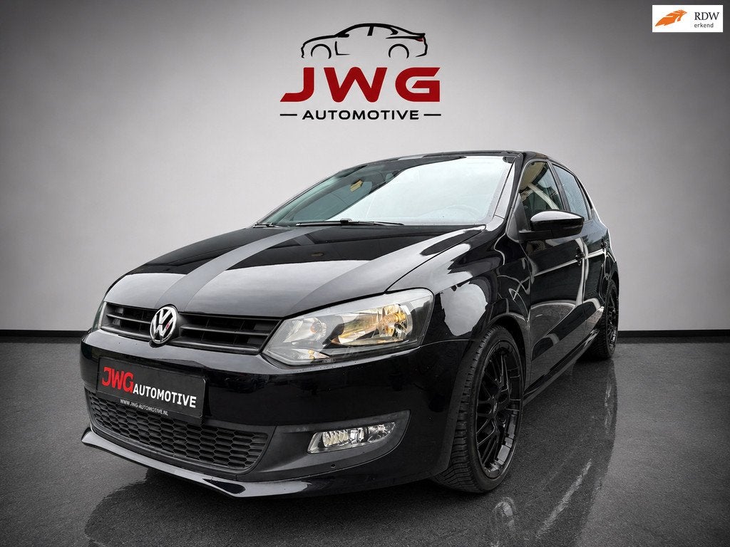 Volkswagen Polo 1.2 NWE KETTING/PARKEERSENSOREN/AIRCO/CRUISE, Auto's, Volkswagen, Voorwielaandrijving, Stof, Gebruikt, Zwart