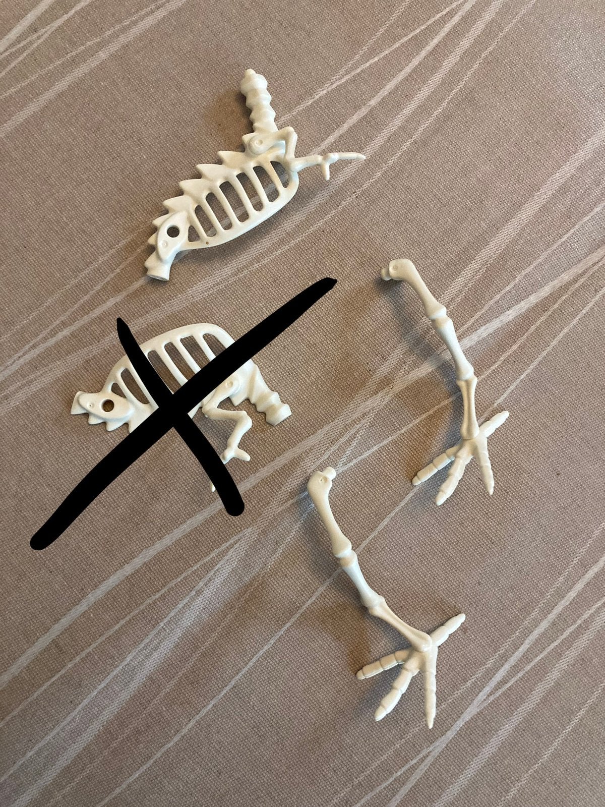 Playmobil dieren skelet onderdelen., Ophalen of Verzenden, Zo goed als nieuw