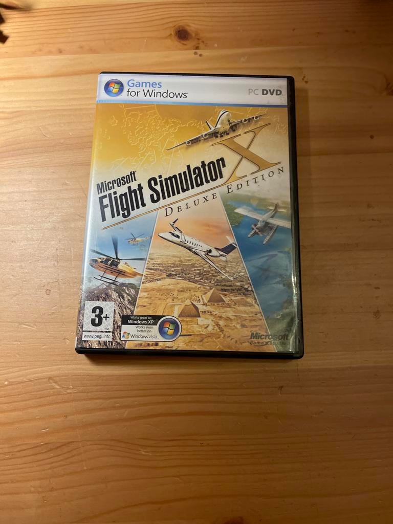 Microsoft Flight Simulator X Deluxe Edition, Gebruikt, 1 speler, Ophalen of Verzenden, Vanaf 3 jaar
