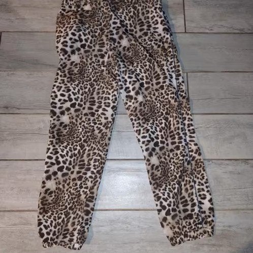 H&M Panterprintbroek, Verzenden, Zo goed als nieuw, Meisje, Broek