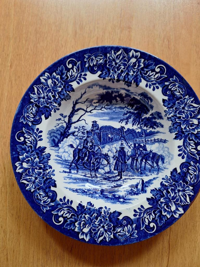 Antiek Dickens Series Bord, Ophalen