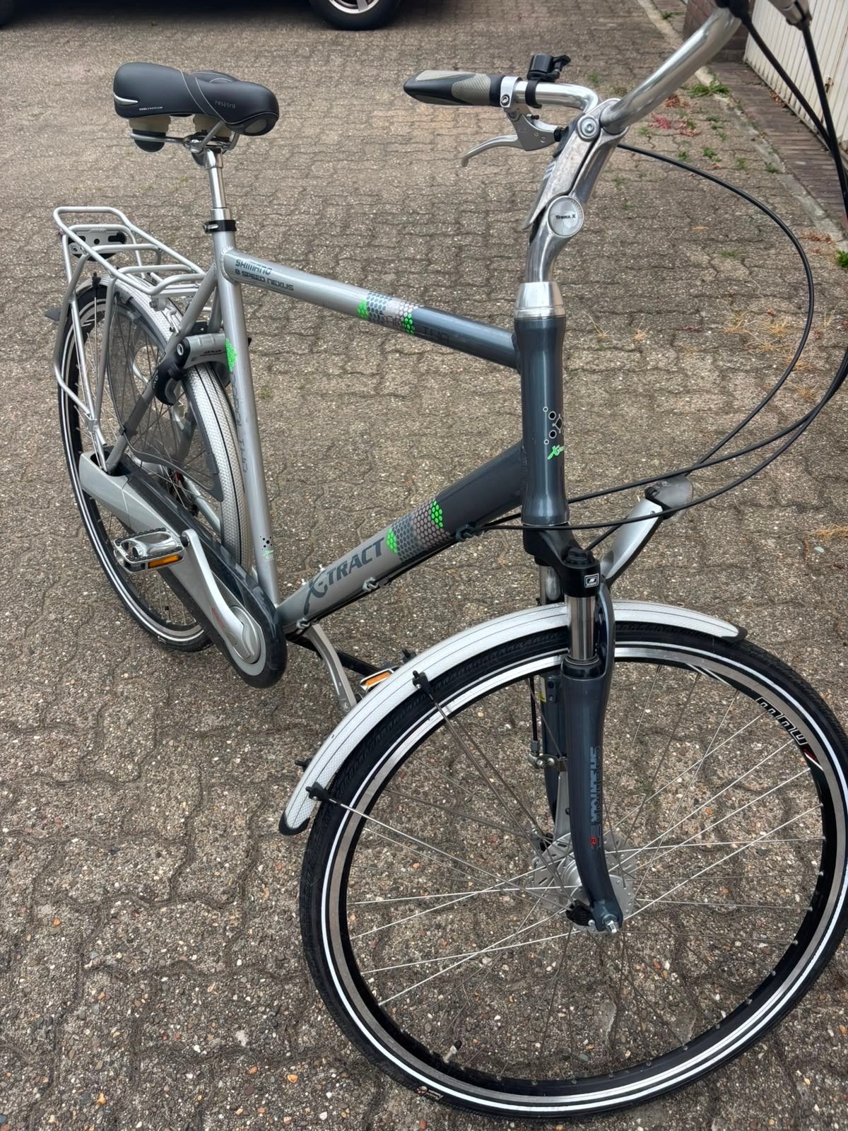 X-Tract herenfiets Shimano Nexus 8 - 2x gebruikt, Ophalen, Zo goed als nieuw, Overige merken, Versnellingen