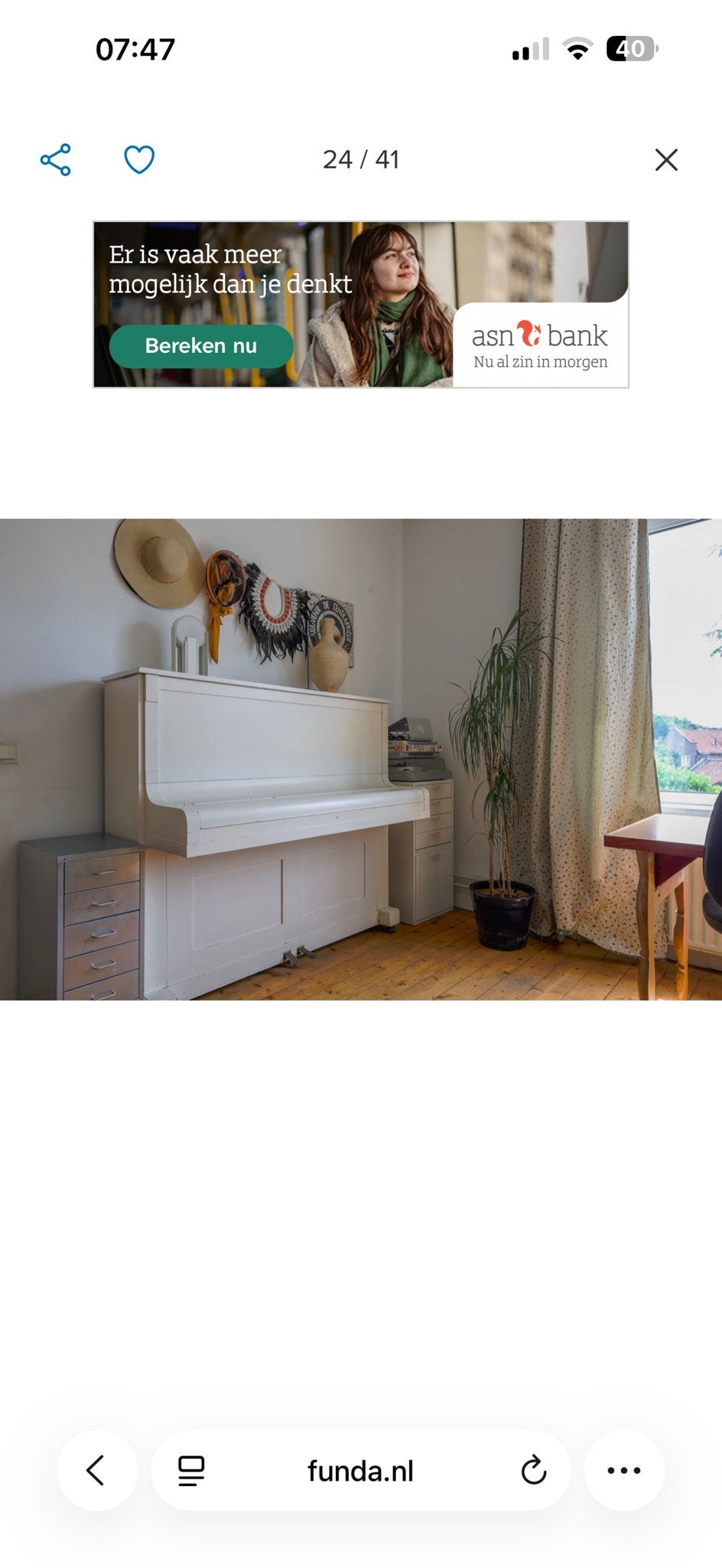Gebruder Knake A.G. Piano Wit - Gebruikt, ophalen maastricht, Muziek en Instrumenten, Piano's, Ophalen, Gebruikt, Wit, Piano