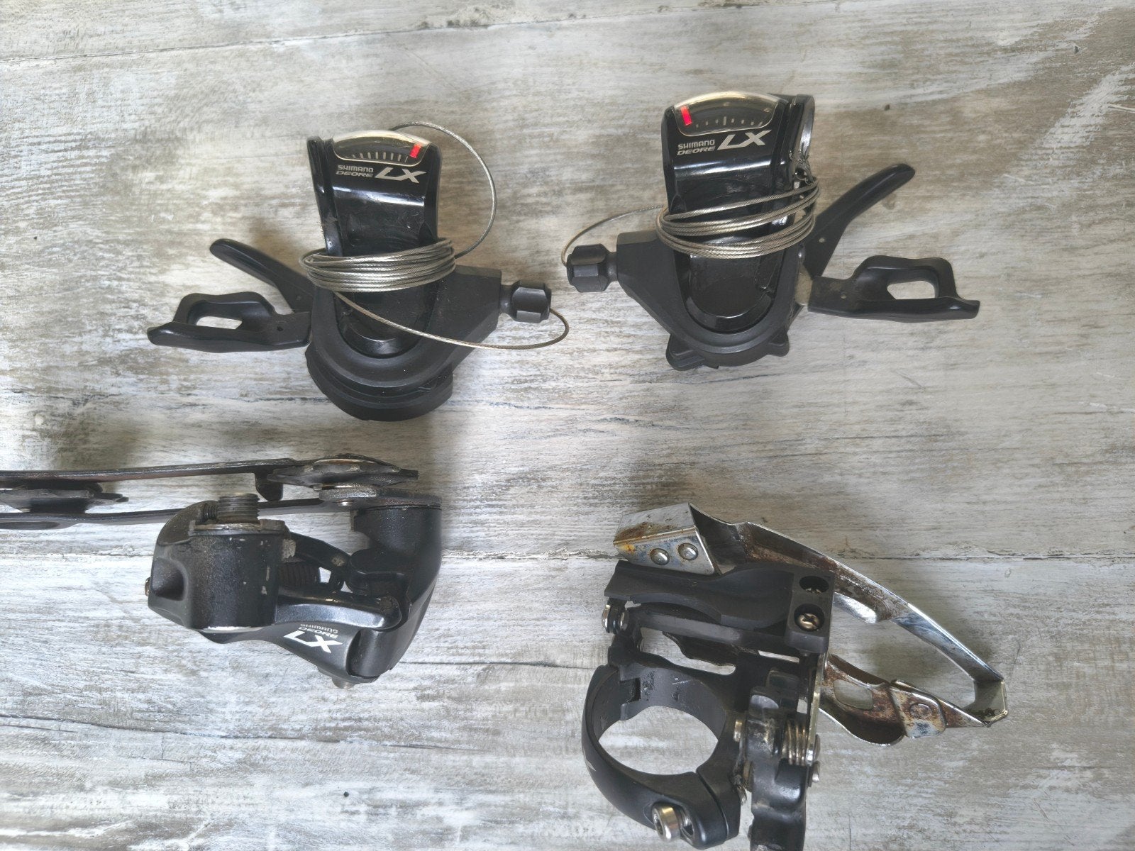 Shimano deore LX derailleurs en shifters 3x10 speed, Ophalen