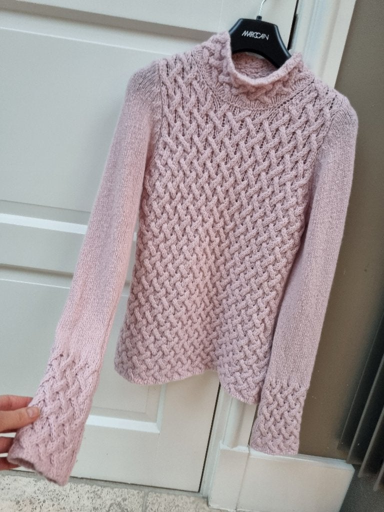 Nieuw 175,-: IrelandsEye trui 100% wol / cashmere roze XS 34, Kleding | Dames, Ophalen of Verzenden, Zo goed als nieuw, Roze, Maat 34 (XS) of kleiner