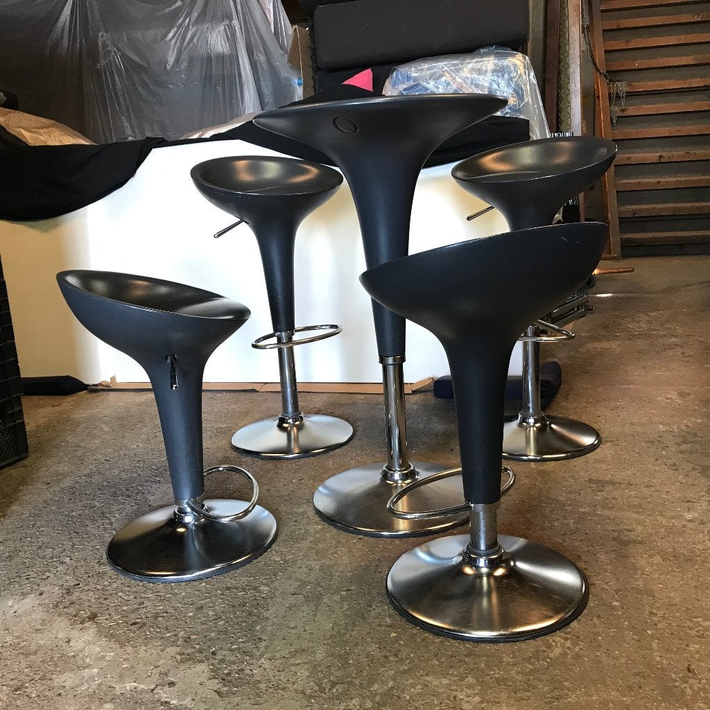 4 Magis bombo kruk stool 1 statafel tafel design modern bar, Ophalen, Gebruikt, 60 tot 90 cm, Nvt
