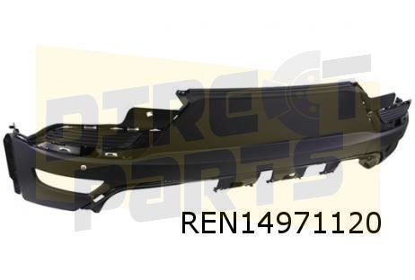 Mitsubishi ASX / Renault Captur II achterbumper (bij PDC) zw