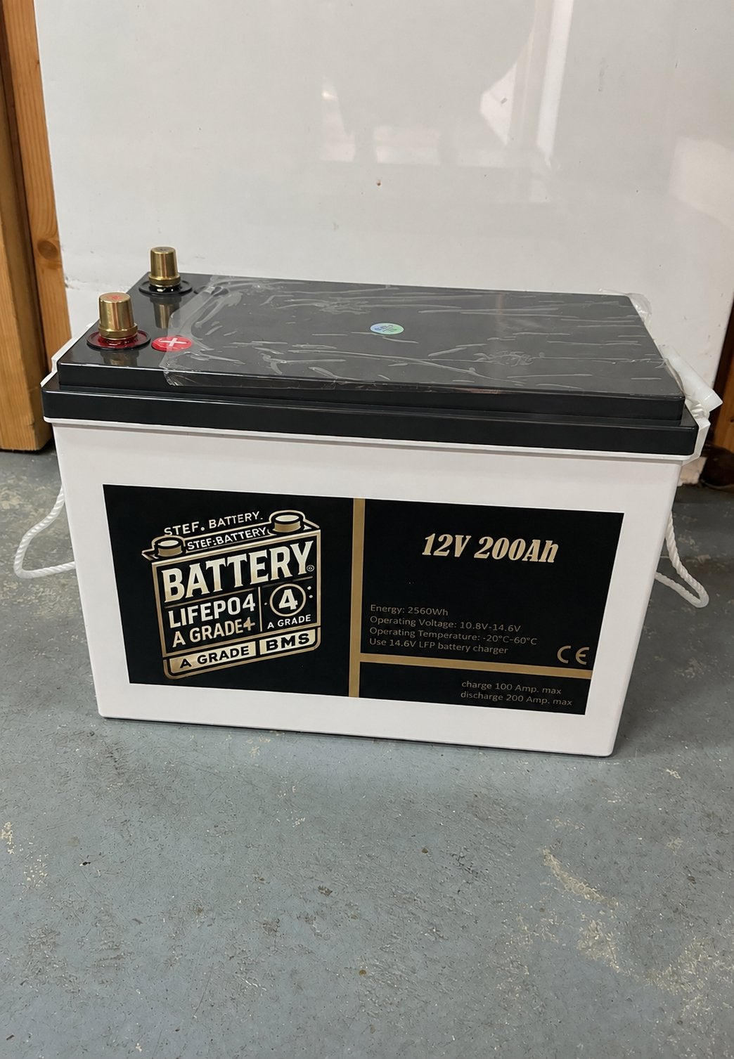 Accu 12V 200Ah LiFePO4 Smart BMS Bluetooth 2,5 Jaar Garantie, Caravans en Kamperen, Ophalen of Verzenden, Nieuw