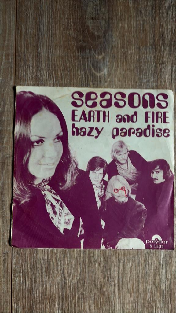 Earth & Fire - Seasons / Hazy Paradise (Single, 1970), Cd's en Dvd's, Vinyl Singles, Gebruikt, 7 inch, Single, 1970 - 1979