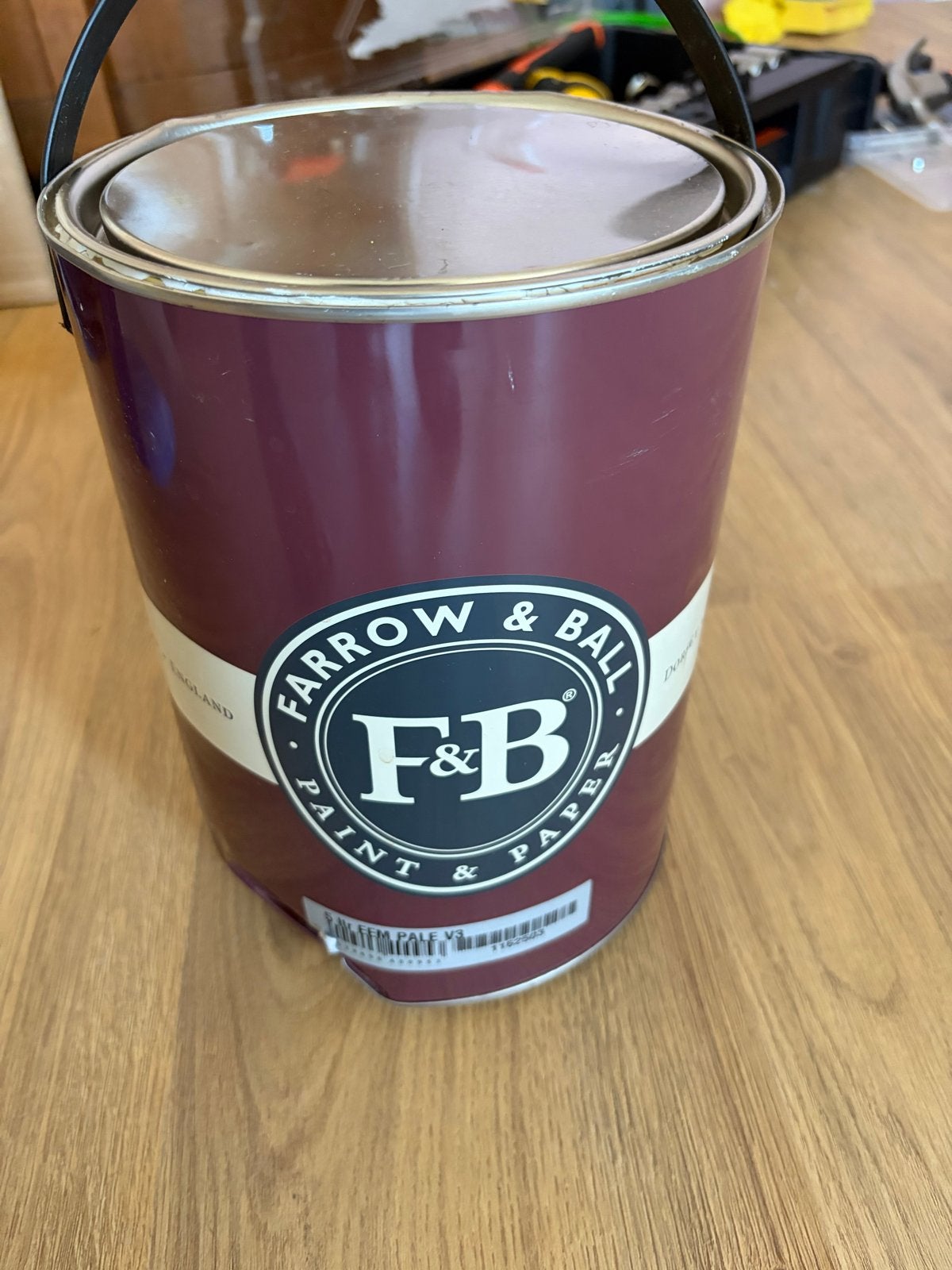 Farrow & Ball verf 5 liter spierwit (ongeopend), Doe-het-zelf en Verbouw, Verf, Beits en Lak, 5 tot 10 liter, Wit, Nieuw, Ophalen of Verzenden